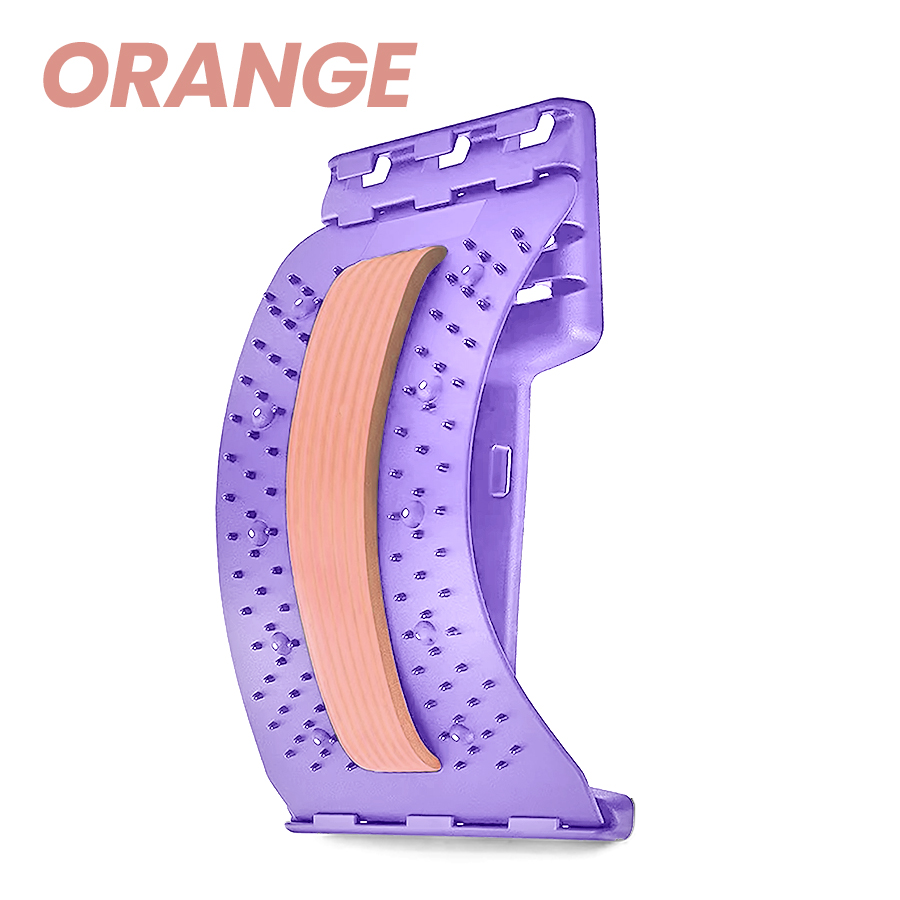 Adjustable Lumbar Stretcher & Acupressure Massager