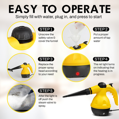 Powerful Portable High-Pressure Steam Cleaner