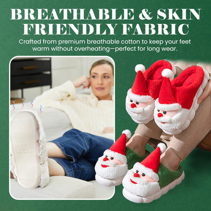 Christmas Cotton Plush Slippers