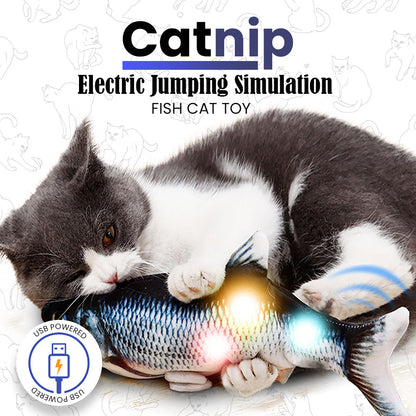 Catnip Electric Jumping Simulation Fish 🐟Cat Toy