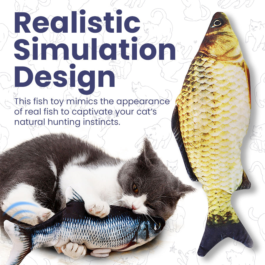 Catnip Electric Jumping Simulation Fish 🐟Cat Toy
