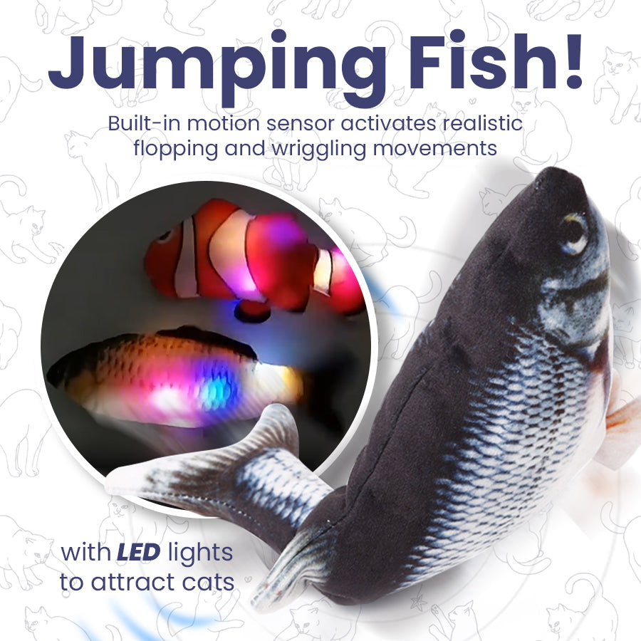 Catnip Electric Jumping Simulation Fish 🐟Cat Toy