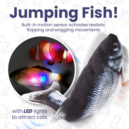 Catnip Electric Jumping Simulation Fish 🐟Cat Toy