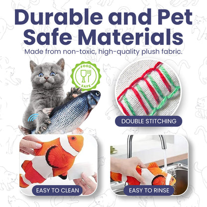 Catnip Electric Jumping Simulation Fish 🐟Cat Toy