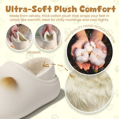 🎄🐾Cozy Paws The Cat-Inspired Slippers with Magical Footprints🎁