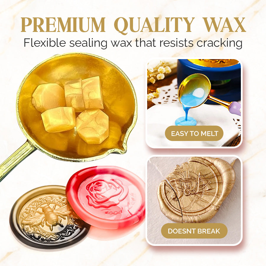 Wax seal stamp Kit-Gift for all ages Crafter DIY