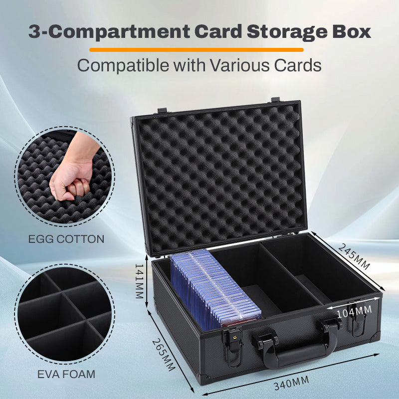 The Aluminum Card Vault: Locking Case for Graded Slabs