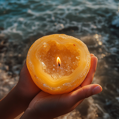 Last day: 45% off  2025 New Aura Crystal Candle