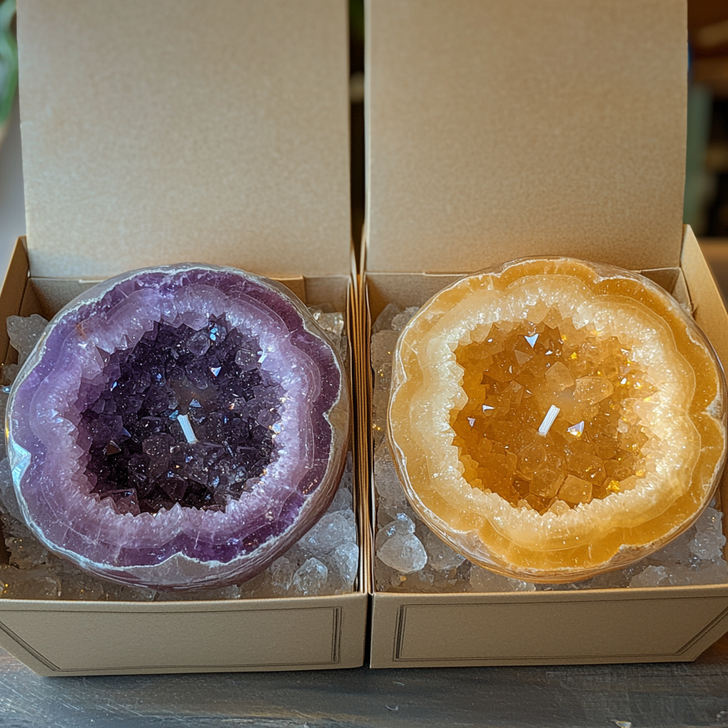 Last day: 45% off  2025 New Aura Crystal Candle