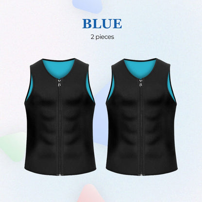 MANSON Gynecomastia Compress Zipper Vest
