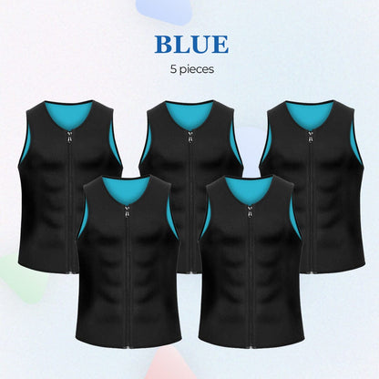 MANSON Gynecomastia Compress Zipper Vest